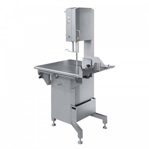 Scie à os MKB752, à table mobile selecta 2, en acier inoxydable, 1,5 Kw