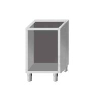 Support fermé 3 côtés, simple, pour plaques à snacker