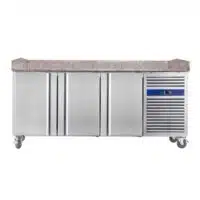 Table à pizza réfrigérée positive surface en granit 3 portes 540 L 450 W