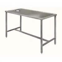 Table de débarrassage avec tvo sans étagère basse