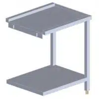 Table d'entrée et de sortie gauche/droite, pour lave-vaisselle, L 700 mm