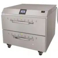 Tiroir chauffant avec controlleur electronique en haut - 2 tiroirs (sans bacs)