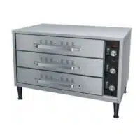 Tiroir chauffant standard sur pieds 3 demi-tiroirs