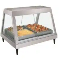 Vitrine de maintien chaud avec humidification 1 niveau