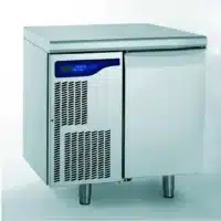Meuble réfrigéré gastronorme avec groupe acier inoxydable froid positif 1 porte 598 W