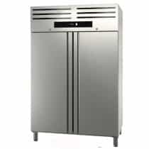 Armoire réfrigérée glissières embouties négative, gamme GOLD GN 2/1, 2 portes, 1400 L