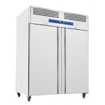 Armoire réfrigérée positive inox 2 portes GN2/1 400 W 1200 L