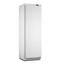 Armoire réfrigérée positive ventilée, porte pleine, en skinplate blanc, 308 L