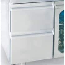 Bloc 2 tiroirs pour dessertes réfrigérées GN 1/1 gamme profondeur 700 mm