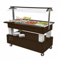 Buffet salad'bars Mixte, version centrale 4 GN 1/1, 2,25 Kw