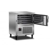 Cellule de refroidissement et surgélation rapide, mixte, en acier inox, 4 a 7 niveaux