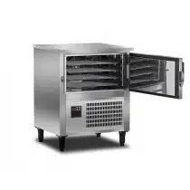 Cellule de refroidissement et surgélation rapide, mixte, en acier inox, 4 a 7 niveaux