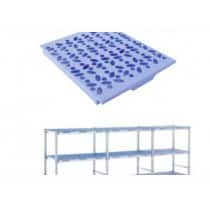 Clayette polypropylène P 497 mm pour rayonnage à clayettes