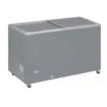 Conservateur crème glacée, version couvercle opaque plat, 387 litres