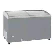 Conservateur crème glacée version couvercle vitré bombé 477 litres