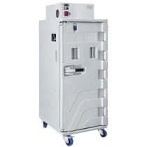 Conteneur isotherme réfrigérée avec roues 500 litres groupe froid ventilé 0°C/+10°C sur le dessus
