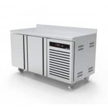 Desserte réfrigéré profondeur 600 mm froid positif adossée 2 portes