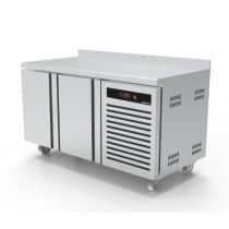 Desserte réfrigéré profondeur 700 mm froid négatif adossée 2 portes 104 Kg