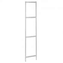 Echelle simple 4 niveaux, pour rayonnage alu eco, P 565 x H 1700 mm