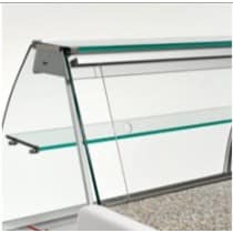 Fermeture arrière en plexi pour vitrine statique ORLEANS statique 1500