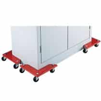 Jeu de 4 Coins roulants, dimensions utiles 50 x 65 mm, capacité 400 Kg