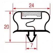 Joint à encastrer 1523x668 mm pour armoire réfrigérée