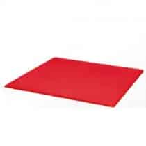 Plaque de découpe en polyéthylène rouge L 1800 x P 650 x H 25 mm sur mesure