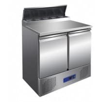 Saladette à sandwich 2 portes acier inox AISI 201