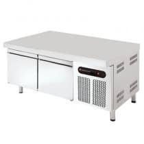 Soubassement réfrigéré, froid positif, profondeur 600 mm, 2 tiroirs, 135 L