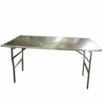 Table pliante alu renforcé, L 1500 x P 800 x H 800 mm