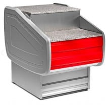 Terminal caisse 700 avec joues L 700 x P 1260 x H 1270 mm pour vitrine réfrigérée MELODY