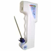 Thermometre professionnel infrarouge et sonde perçante 80 mm