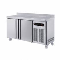 Tour pâtissiers adossé 2 portes, froid positif statique, profondeur 800 mm, 404 L