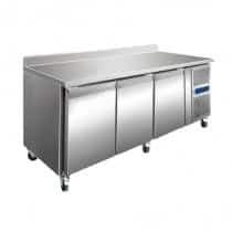 Tour pâtissiers adossé 3 portes, froid positif ventilé, profondeur 800 mm, 497 L