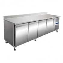 Tour pâtissiers adossé 4 portes, froid positif ventilé, profondeur 800 mm, 814 L