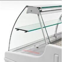 Vitre intermédiaire avec illumination pas réfrigérée pour vitrine PORTHOS 1500