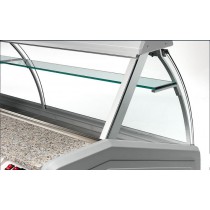 Vitre intermédiaire sans illumination pas réfrigérée pour vitrine MELODY P 1500
