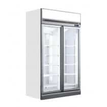 Vitrine murale, version positive, gamme MARKET, 2 portes, 1000 L