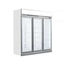 Vitrine murale, version positive, gamme MARKET, 3 portes, 1530 L