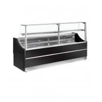 Vitrine réfrigérée ORLEANS C-3 L 1000 mm statique sans réserve groupe logé R290 + 4° +6° C