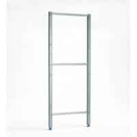 Echelle aluminium anodisé P 400 x H 2050 mm, pour rayonnage