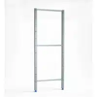 Echelle aluminium anodisé P 560 (GN) x H 2050 mm, pour rayonnage