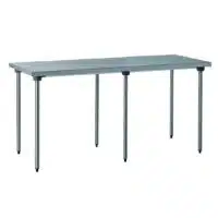 Table inox centrale sur mesure L 3000 x P 700 x H 750 mm (6 pieds)