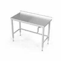 Tables de travail confor'table réglables par manivelle, Adossée sans étagère, prof 600 mm