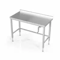 Tables de travail confor'table réglables par manivelle, Adossée sans étagère, prof 700 mm