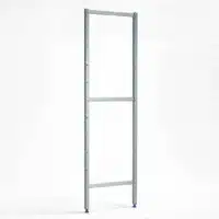 Echelle en aluminium anodisé P 400 x H 1750 mm, pour rayonnage