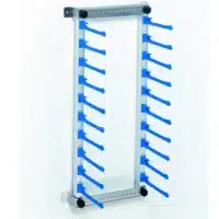 Porte-assiette garnie mural acier inoxydable 1 pile