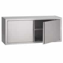 Armoire murale, portes battantes inox AISI 430 L 700 x P 400 mm