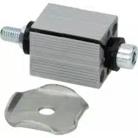 Fixation expansible pour tube carré 36x36 mm