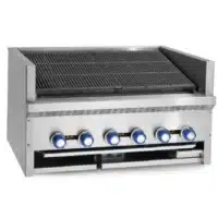 Grill Charcoal 3 positions pour comptoir largeur 762mm
